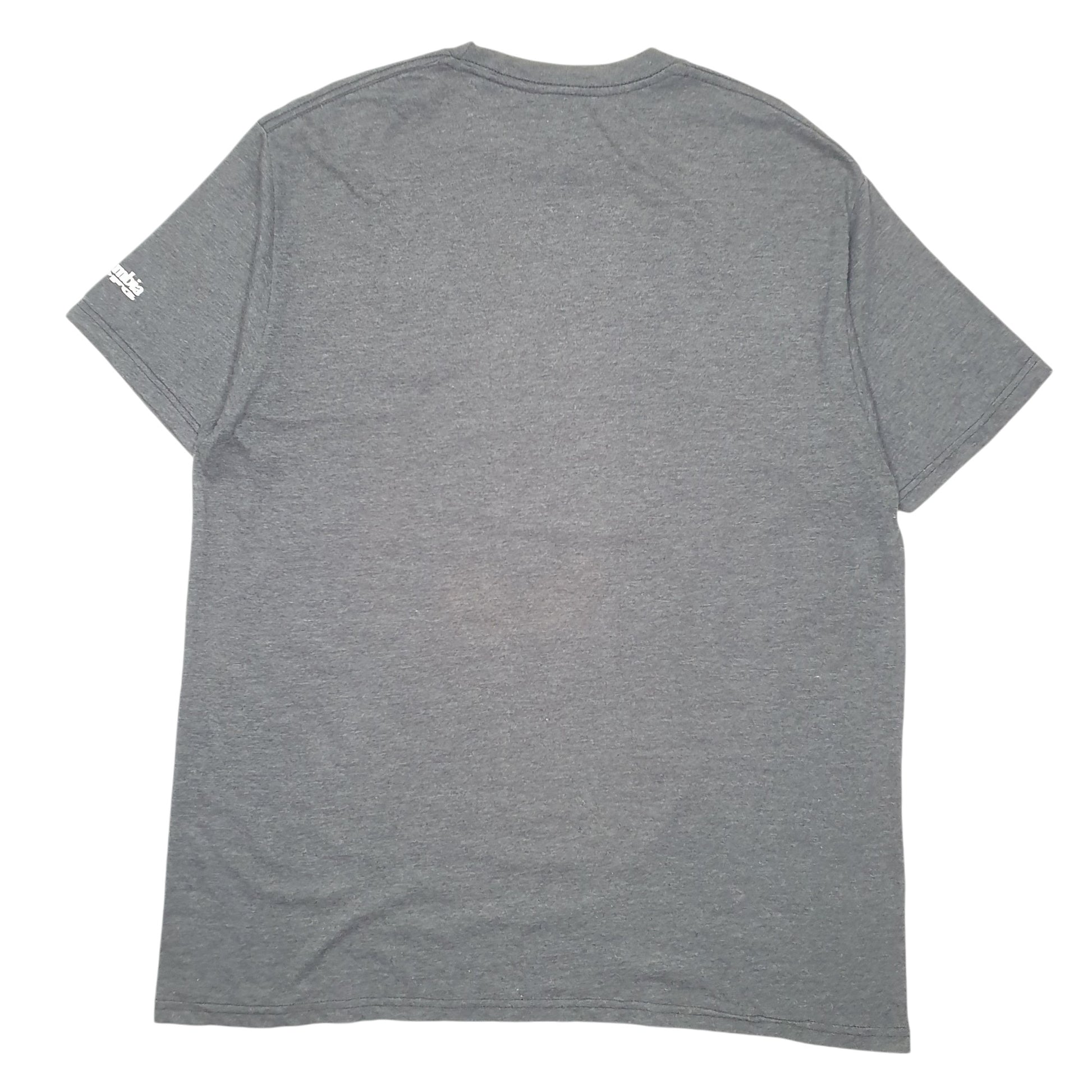 Mens Grey Columbia Sportswear PFG Performance Fishing Gear USA Flag Short Sleeve T Shirt