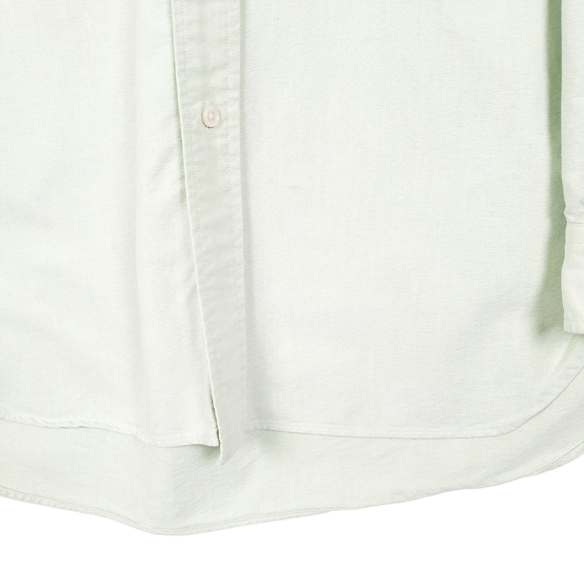 Mens Green Ralph Lauren Oxford Long Sleeve Shirt