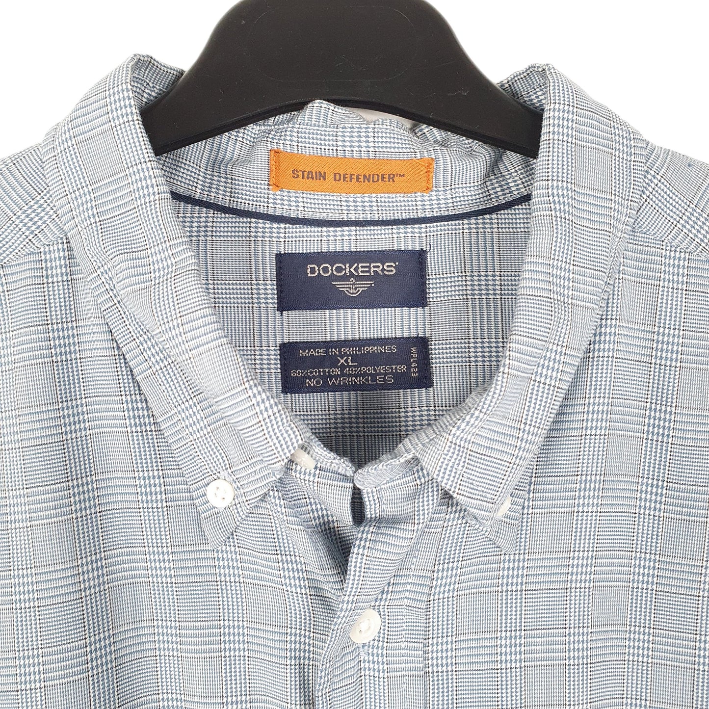 Mens Blue Dockers  Long Sleeve Shirt