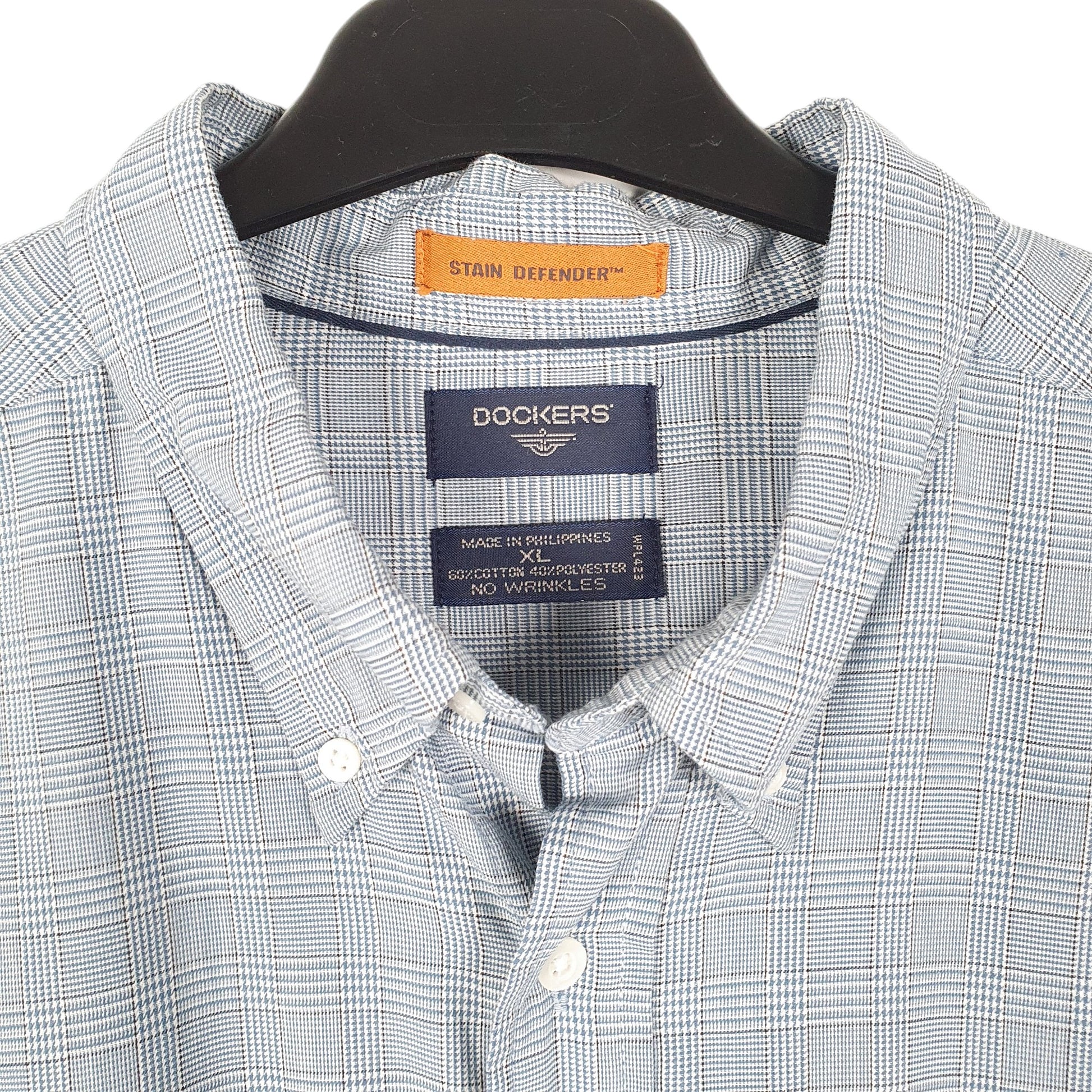 Mens Blue Dockers  Long Sleeve Shirt