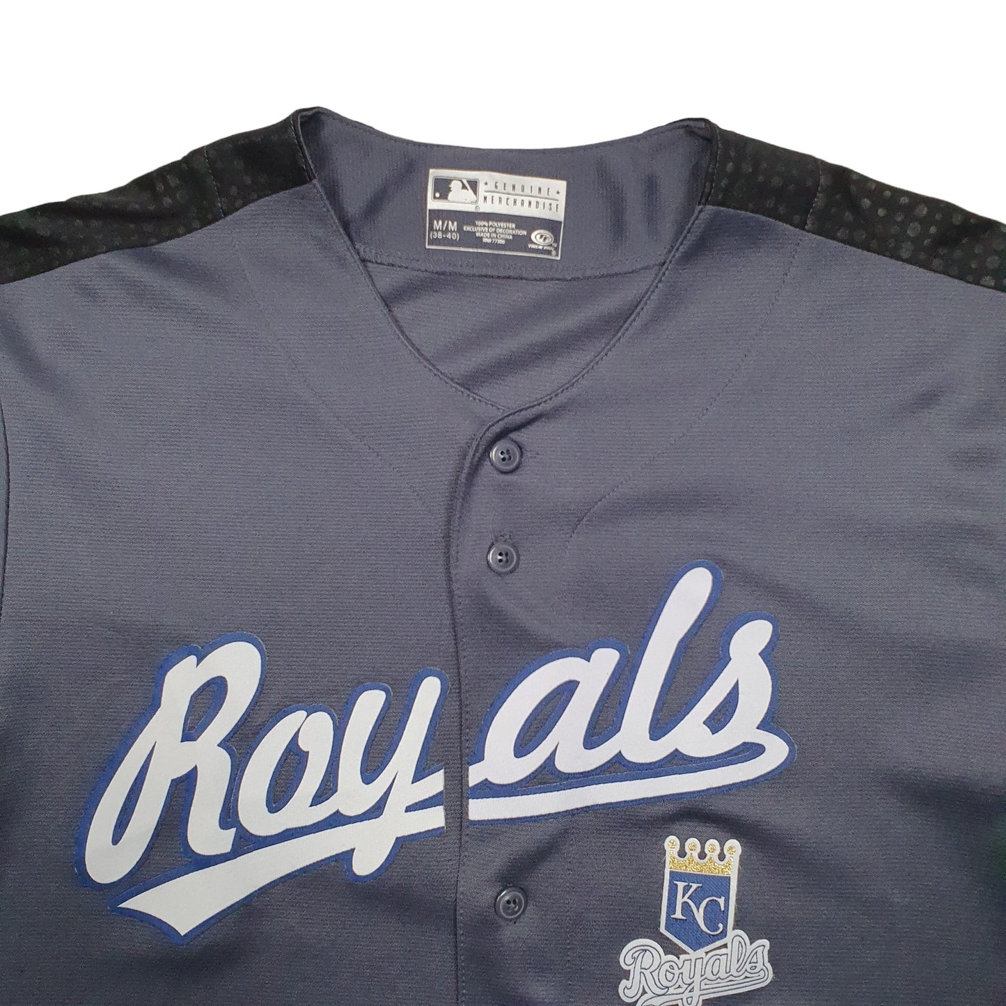 Mens Grey MLB MLB Baseball Jersey Kansas City Royals Short Sleeve T Shirt