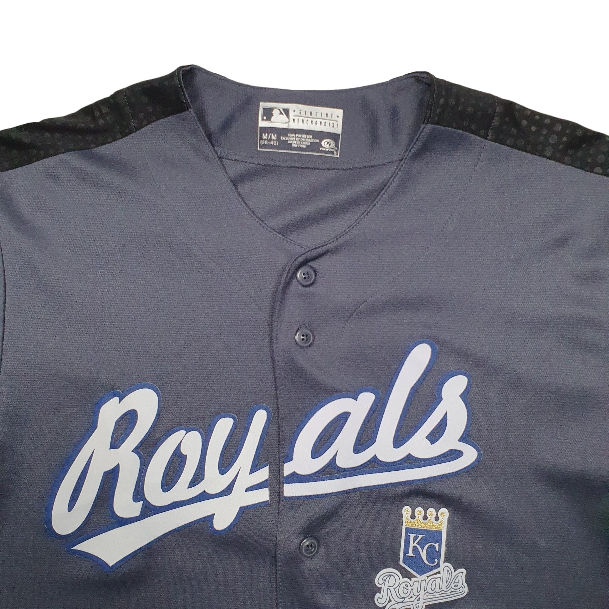 Mens Grey MLB MLB Baseball Jersey Kansas City Royals Short Sleeve T Shirt