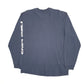 Mens Navy Carhartt Henley Long Sleeve T Shirt
