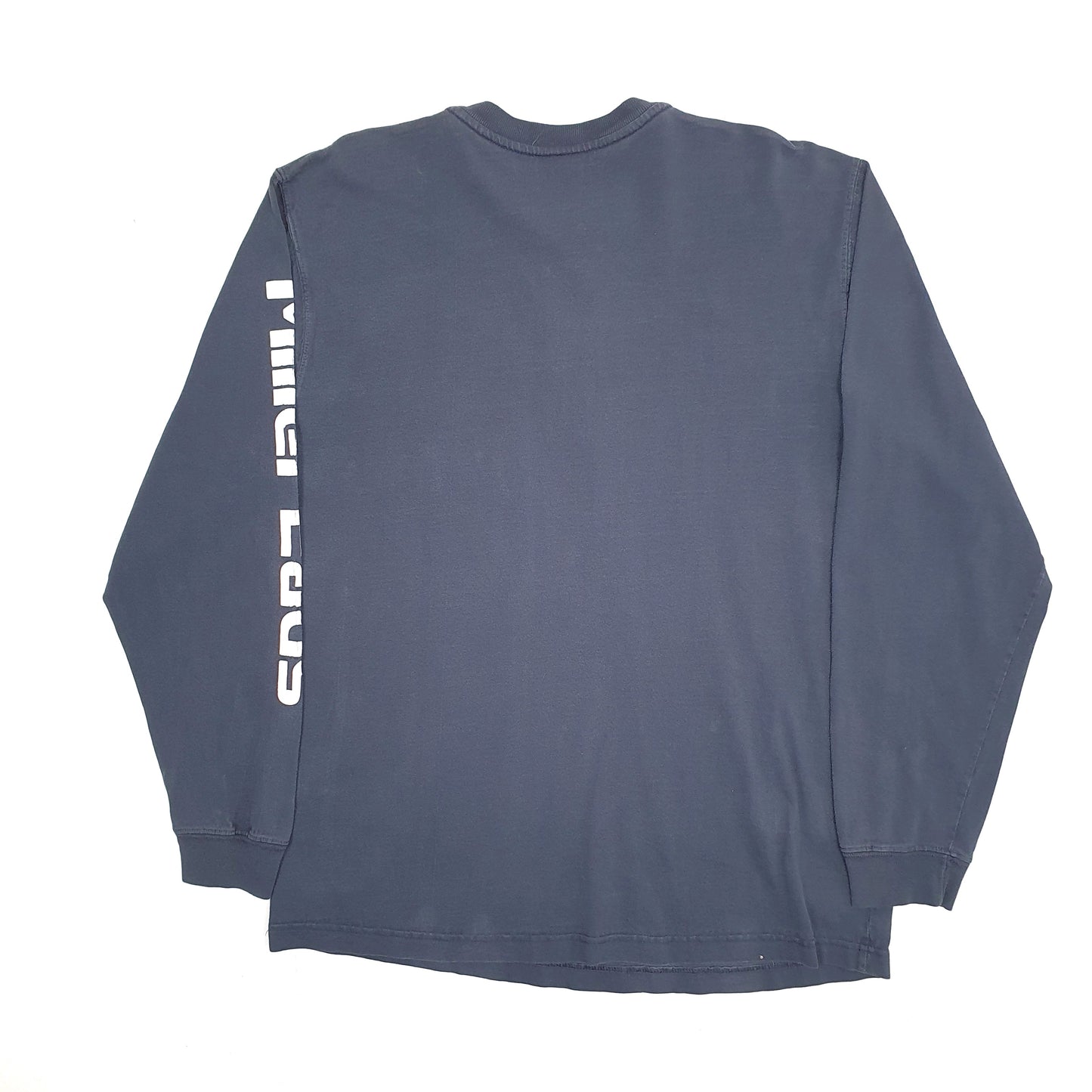 Mens Navy Carhartt Henley Long Sleeve T Shirt