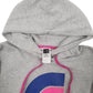 Womens Grey The North Face Spellout Hoodie Jumper