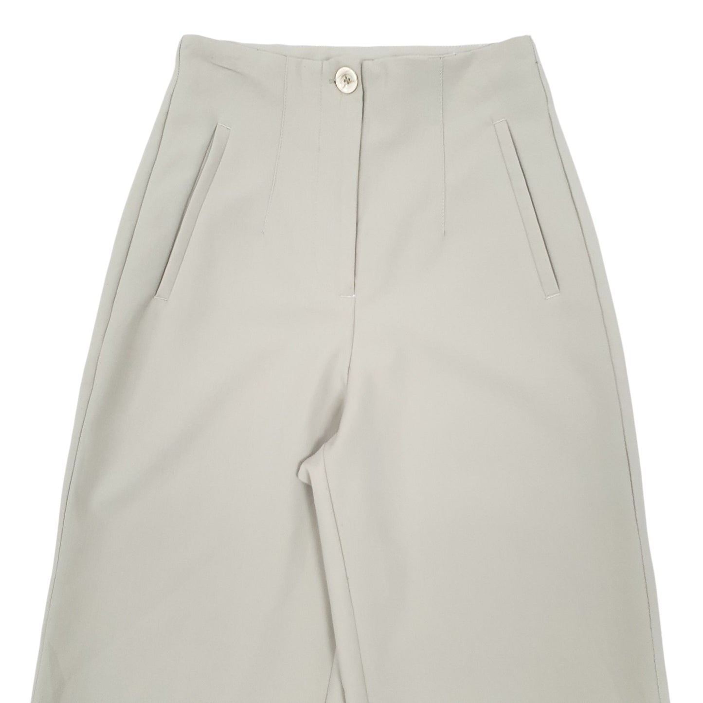 Womens Beige Zara  Formal Trousers