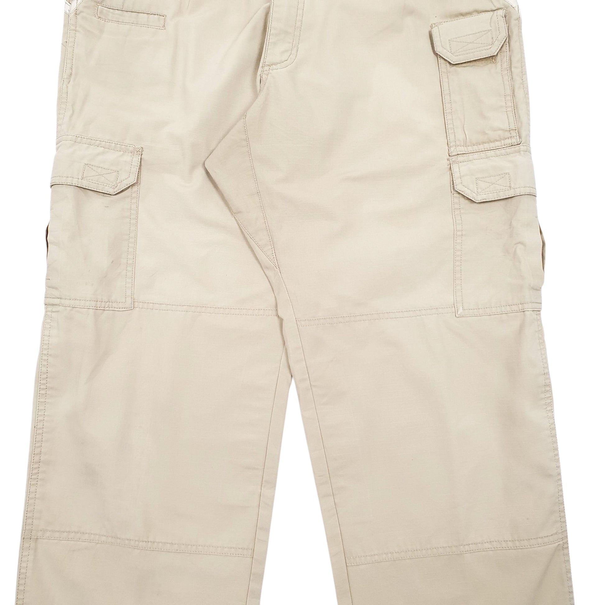 Mens Beige 5.11 Tactical Workwear Cargo Trousers