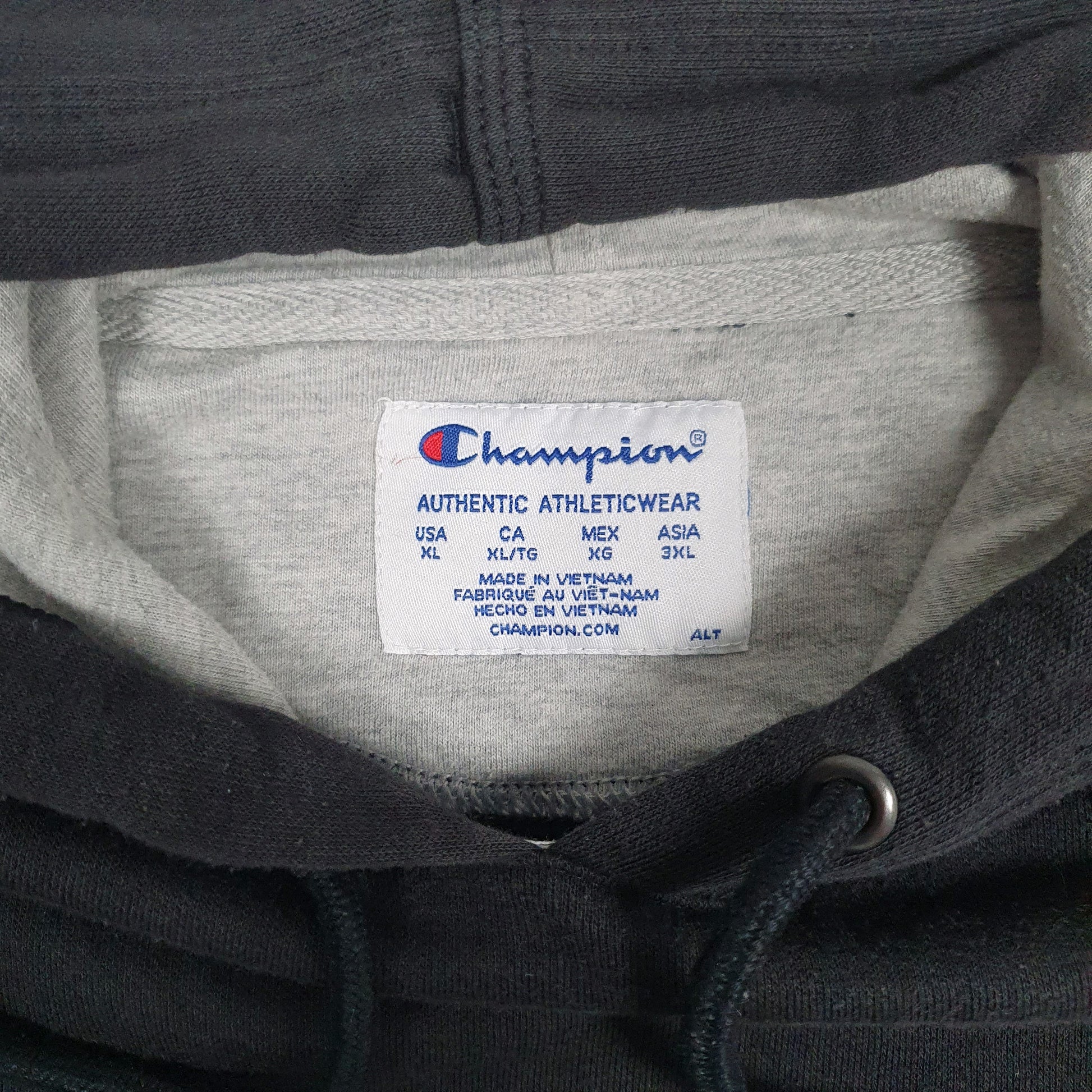 Mens Black Champion  Hoodie Jumper