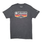Mens Grey Columbia Sportswear Spellout Short Sleeve T Shirt