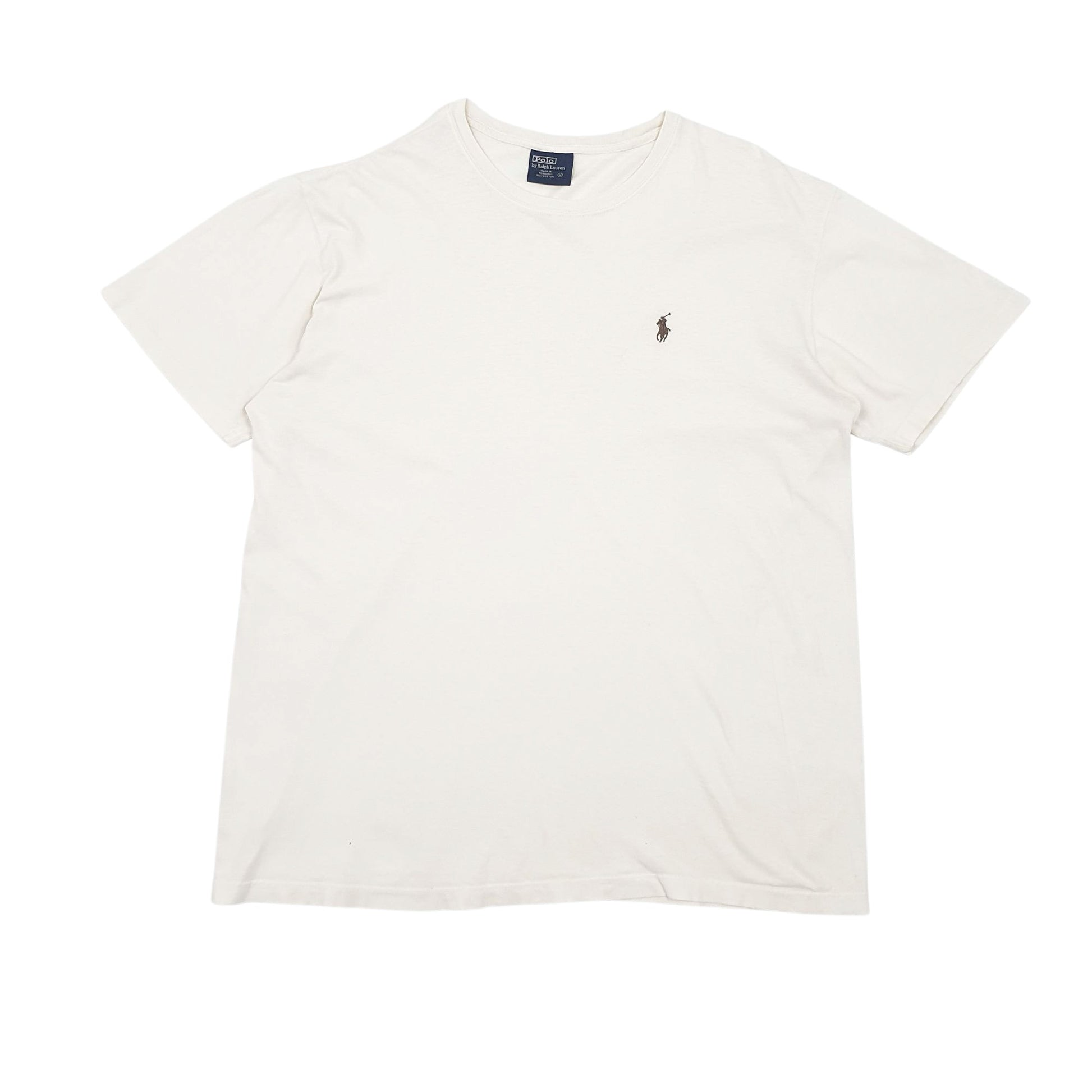 Mens Cream Polo Ralph Lauren  Short Sleeve T Shirt
