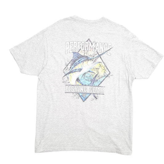 Mens Grey Columbia Sportswear PFG Fishing Short Sleeve T Shirt