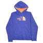 Womens Blue The North Face Spellout Hoodie Jumper