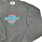 Mens Black Hard Rock Cafe Vintage Chicago Made In USA Save The Planet Crewneck Jumper