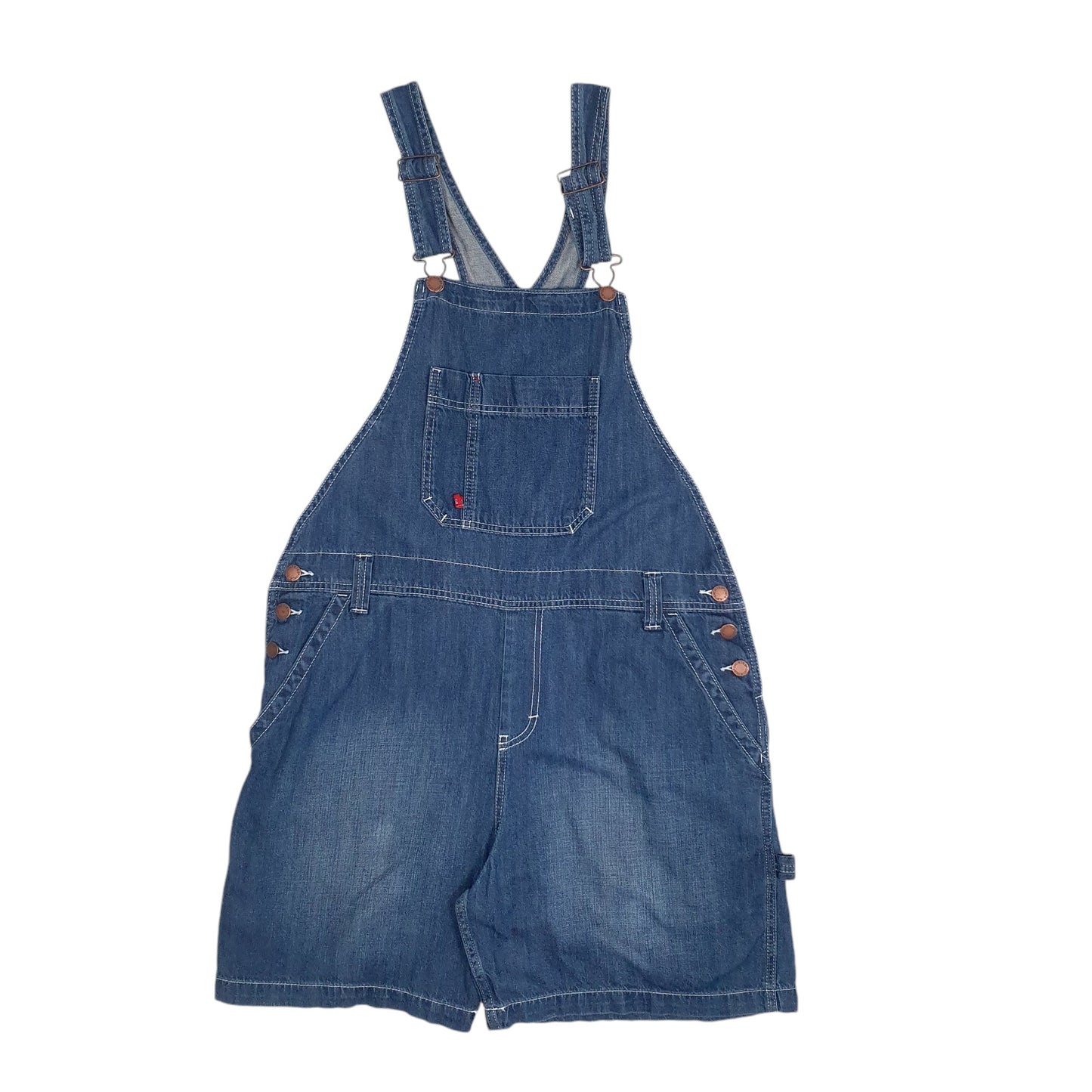 Womens Blue Dickies Denim Overalls Bib Dungaree Trousers