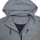 Mens Grey Nike Windbreaker Hoodie Coat