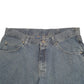 Mens Blue Lee Dungarees Denim Shorts