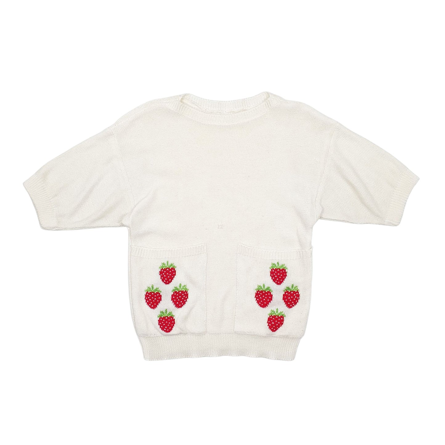 Womens Cream Unbranded Vintage Crewneck Jumper