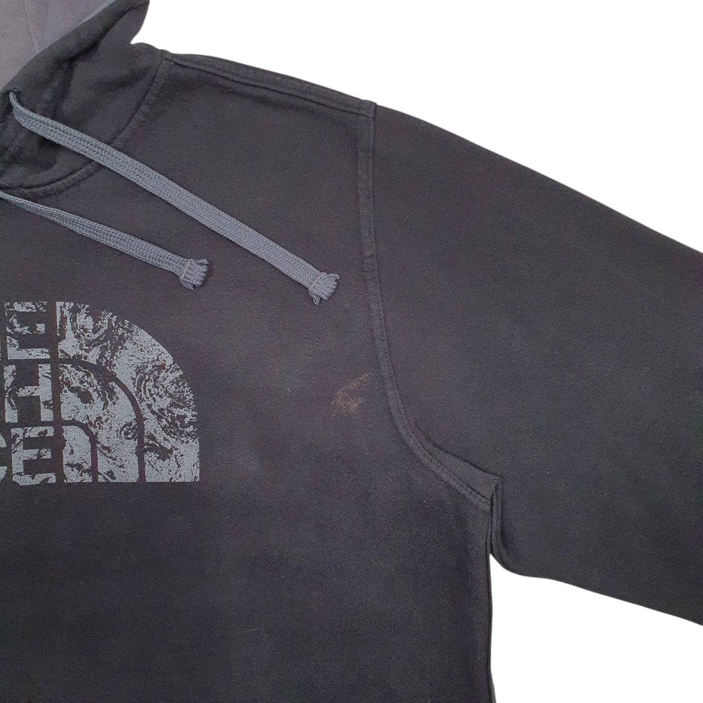 Mens Black The North Face Spellout Hoodie Jumper