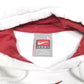 Mens White Nike Vintage Team 2000s Oklahoma USA Spellout Hoodie Jumper
