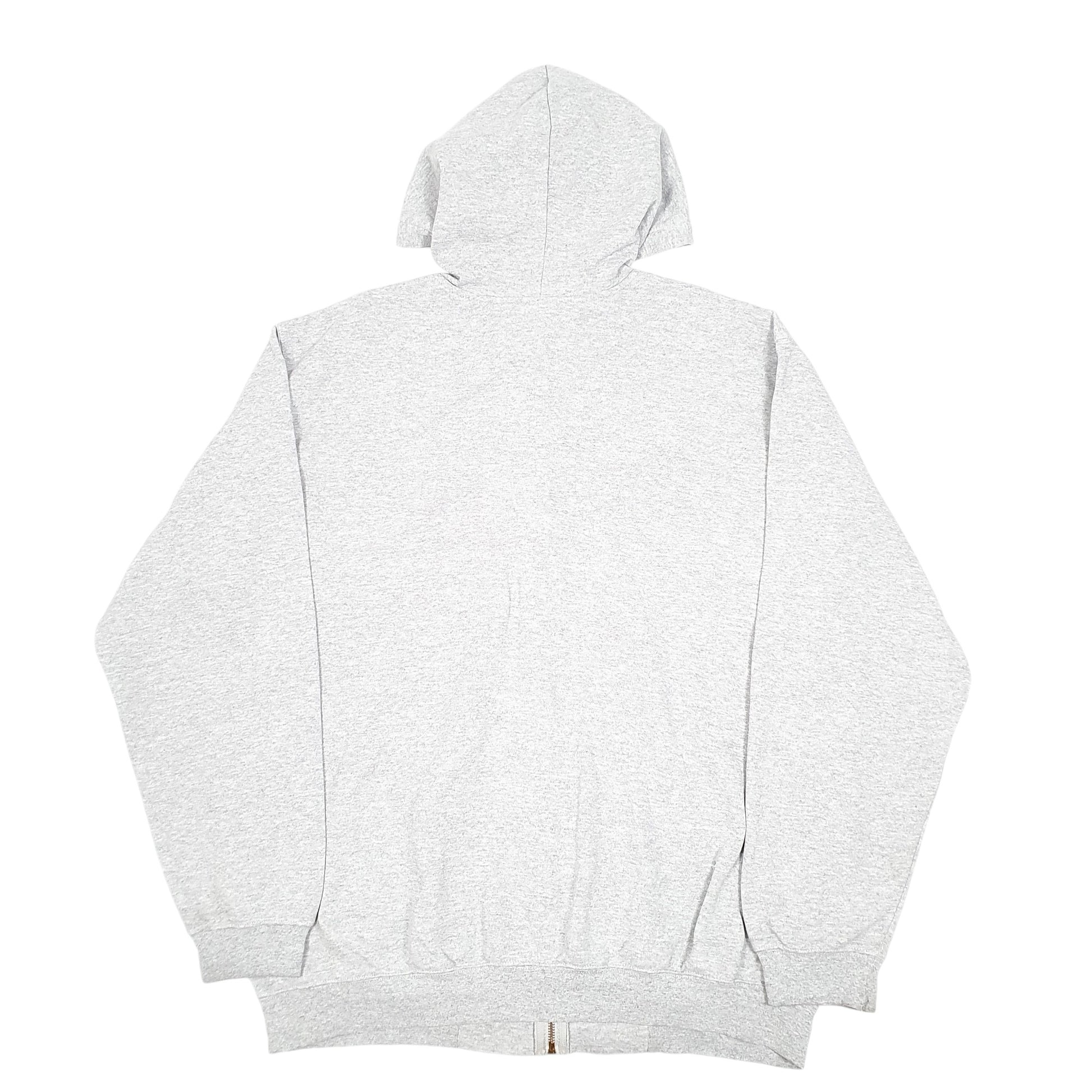 Mens Grey Carhartt Workwear Hoodie Full Zip Jumper