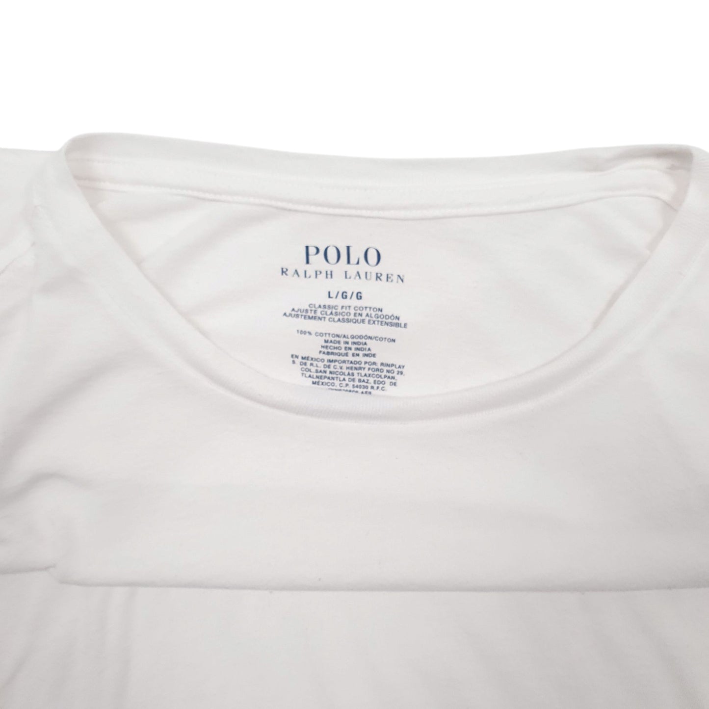 Mens White Polo Ralph Lauren  Short Sleeve T Shirt