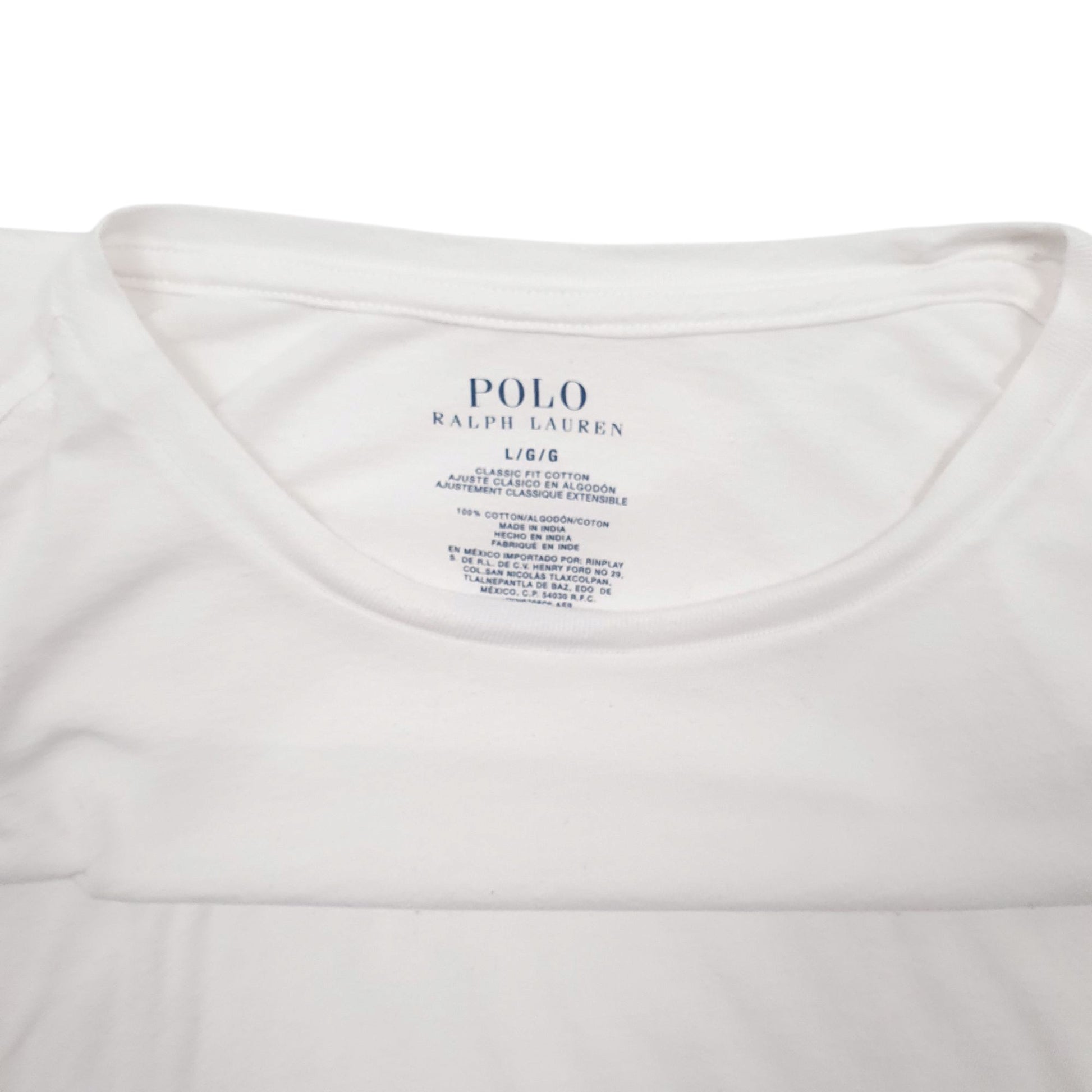 Mens White Polo Ralph Lauren  Short Sleeve T Shirt