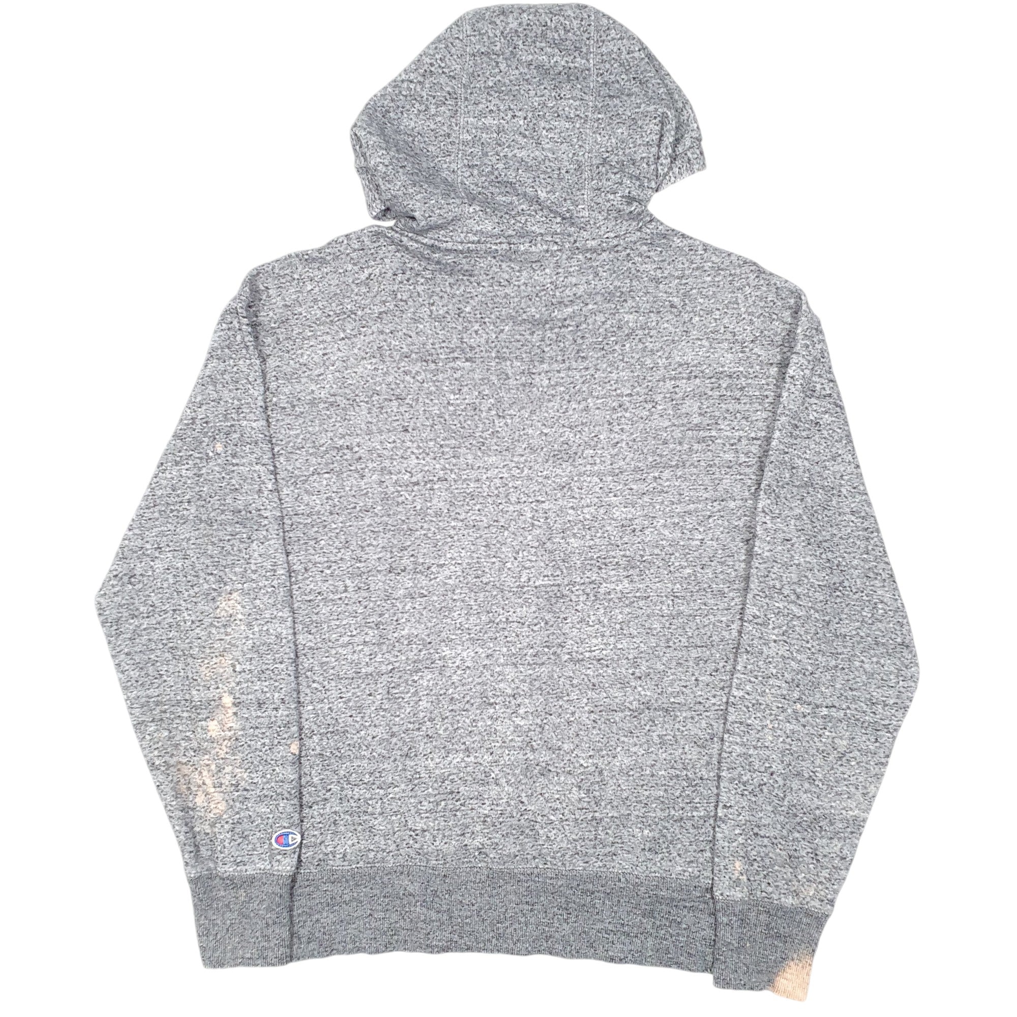 Mens Champion Grey Hoodie Spellout Physical Education Jumper M Bundl Clothing