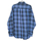 Mens Blue L.L.Bean Flannel Overshirt Long Sleeve Shirt