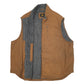 Mens Brown Lee Thermal Lined Crewneck Coat
