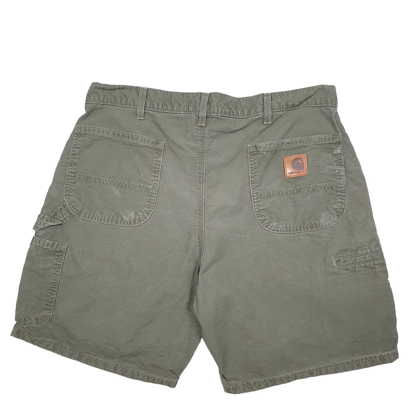 Mens Khaki Carhartt Workwear Carpenter Shorts