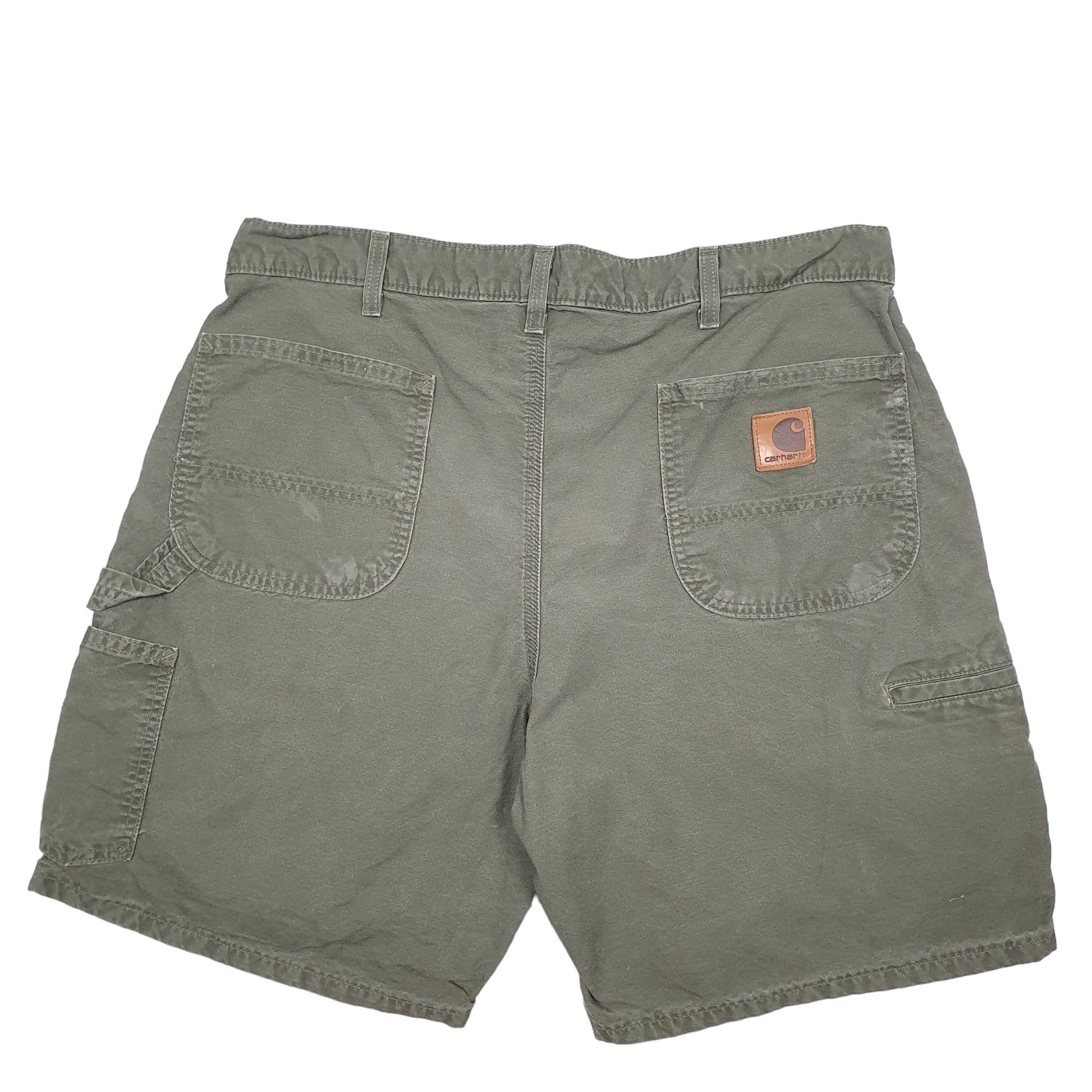 Mens Khaki Carhartt Workwear Carpenter Shorts