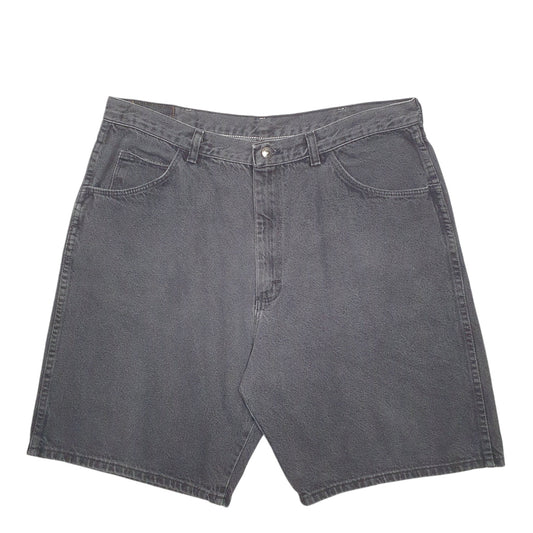 Mens Black Wrangler Denim Jeans Jorts Denim Shorts