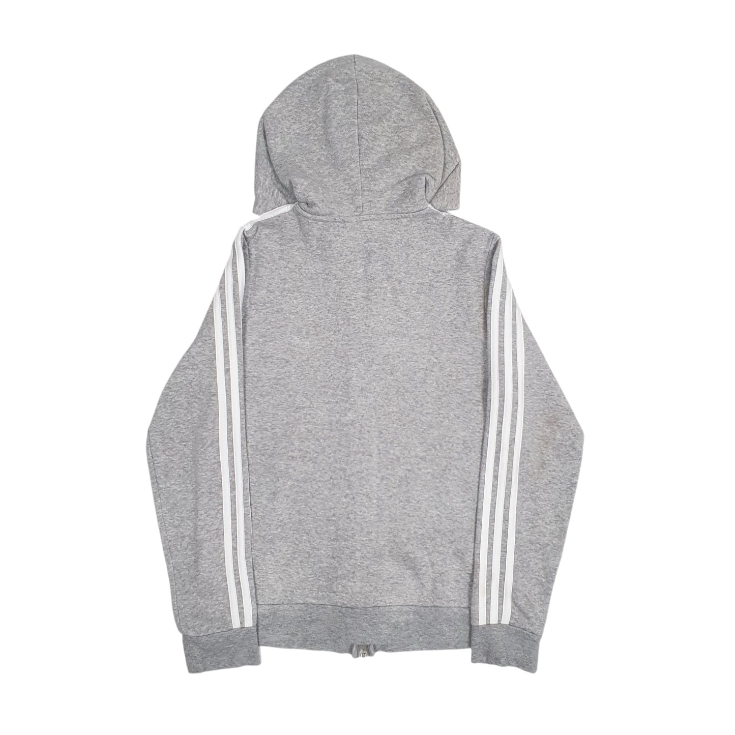 Womens Grey Adidas  Full Zip Jumper