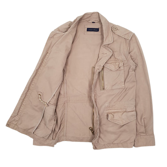 Mens Beige J. Hart & Bros Military  Coat