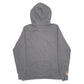Mens Grey Champion Spellout Hoodie Jumper