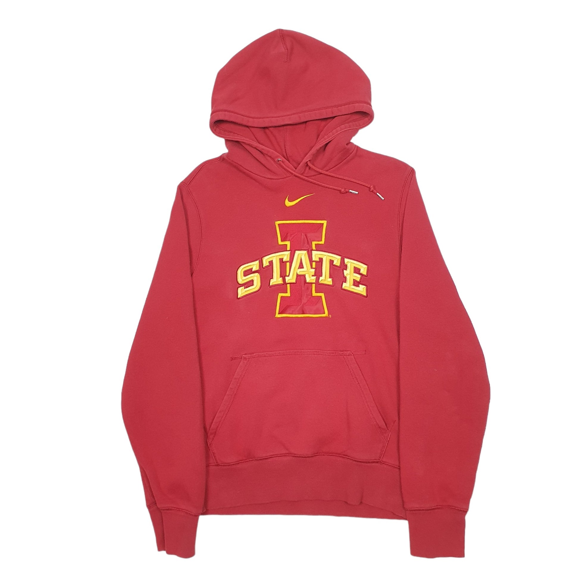Mens Red Nike Iowa State Cyclones Basketball USA NBA Hoodie Jumper