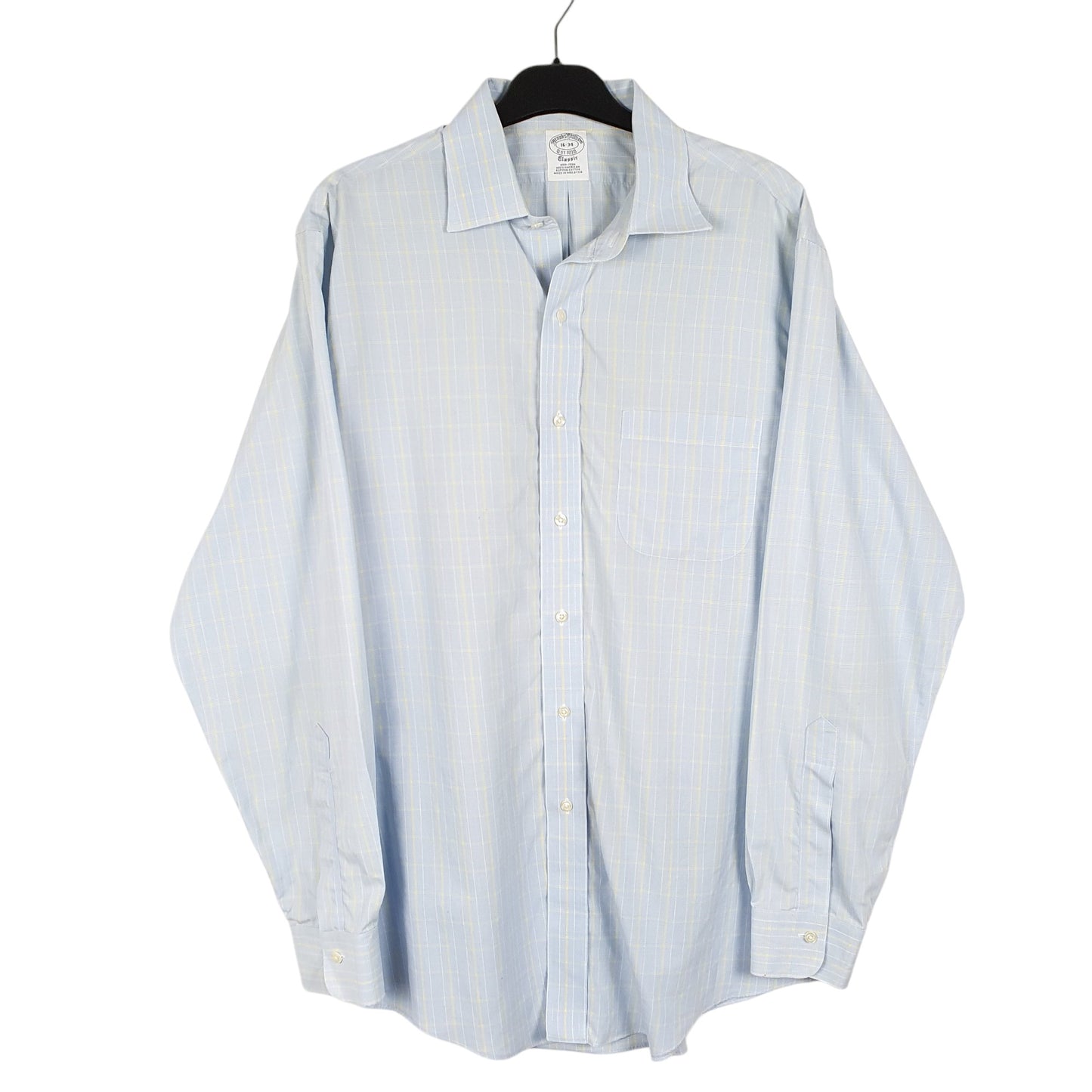 Mens Blue Brooks Brothers  Long Sleeve Shirt