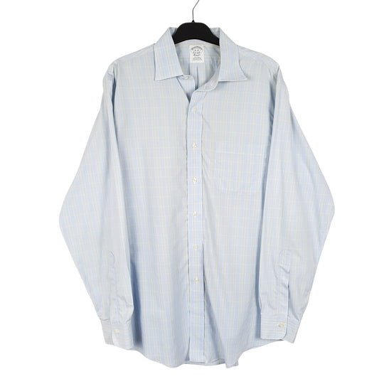 Mens Blue Brooks Brothers  Long Sleeve Shirt