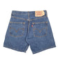 Womens Blue Levis 501 Jorts Hot Pants Denim Shorts