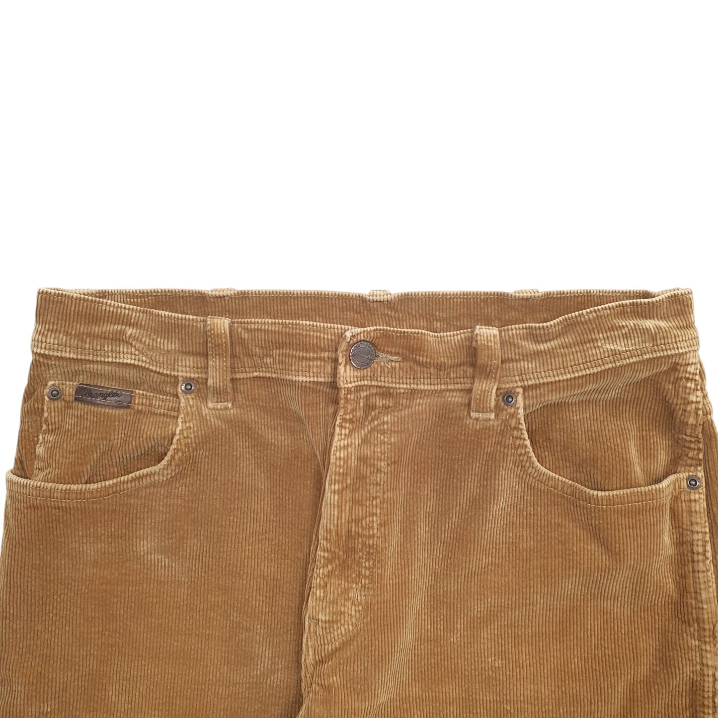 Mens Brown Wrangler Texas Corduroy Trousers