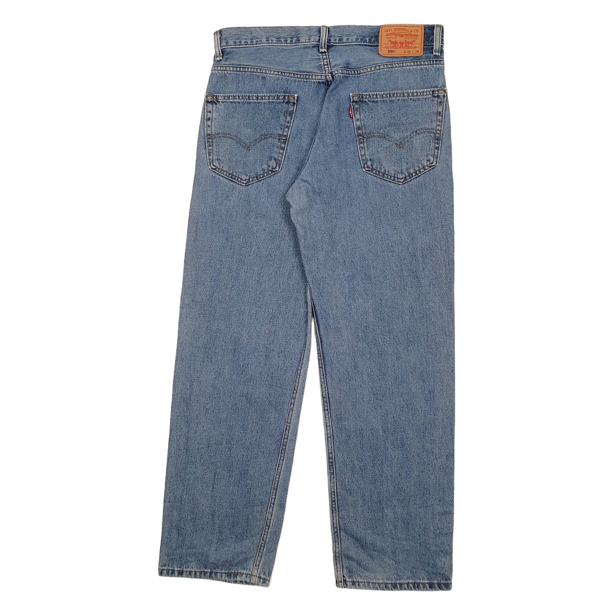 Mens Blue Levis  550 JeansW33 L30