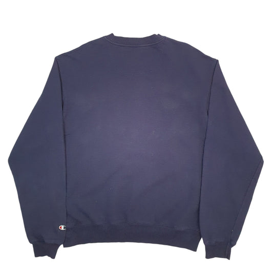Mens Navy Champion  Crewneck Jumper