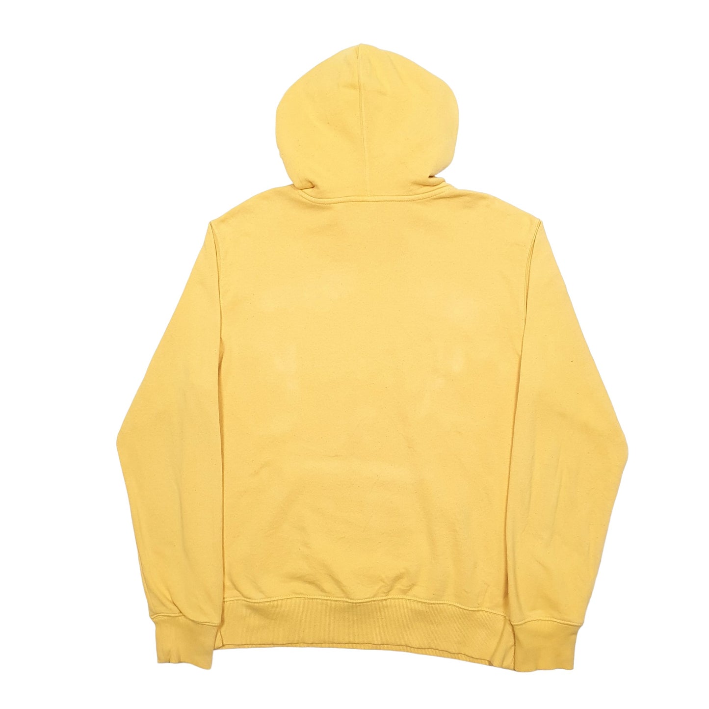 Mens Yellow The North Face Spellout Hoodie Jumper