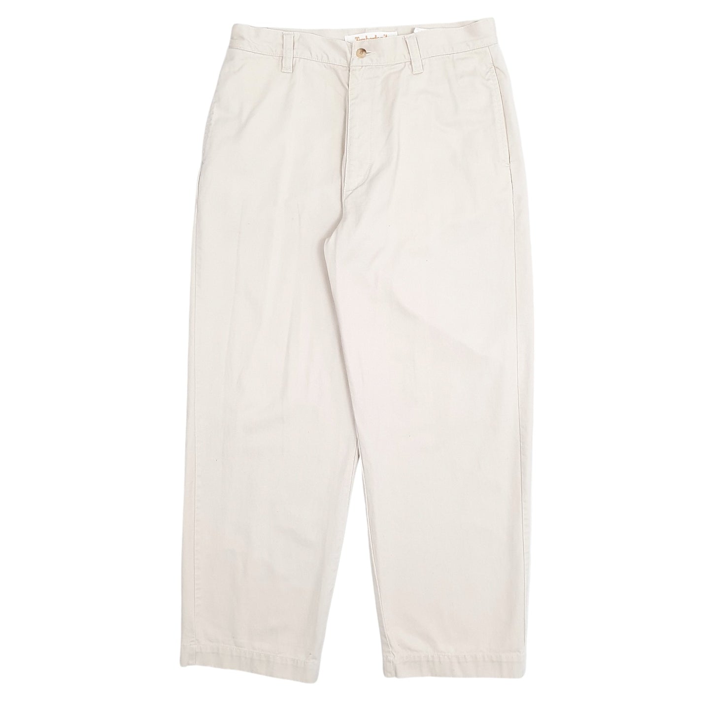 Mens Cream Timberland Stratham Twill Chino Trousers