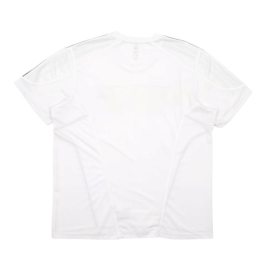 Mens White Adidas Active Wear Climalite Short Sleeve T Shirt