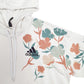 Mens White Adidas Floral Hoodie Jumper