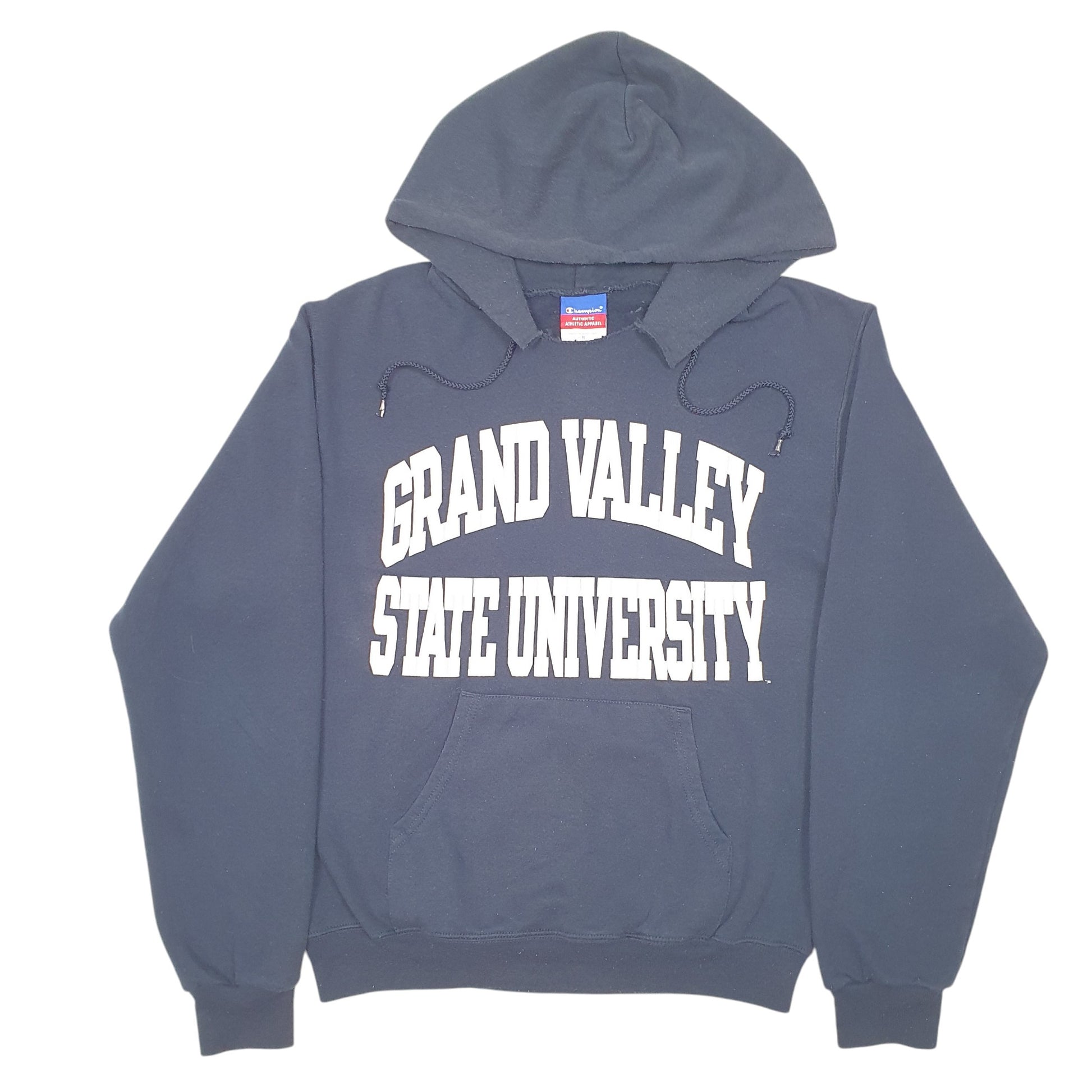 Mens Navy Champion Grand Valley State University USA Hoodie Jumper