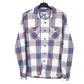 Mens White Superdry Flannel Dry Goods Long Sleeve Shirt