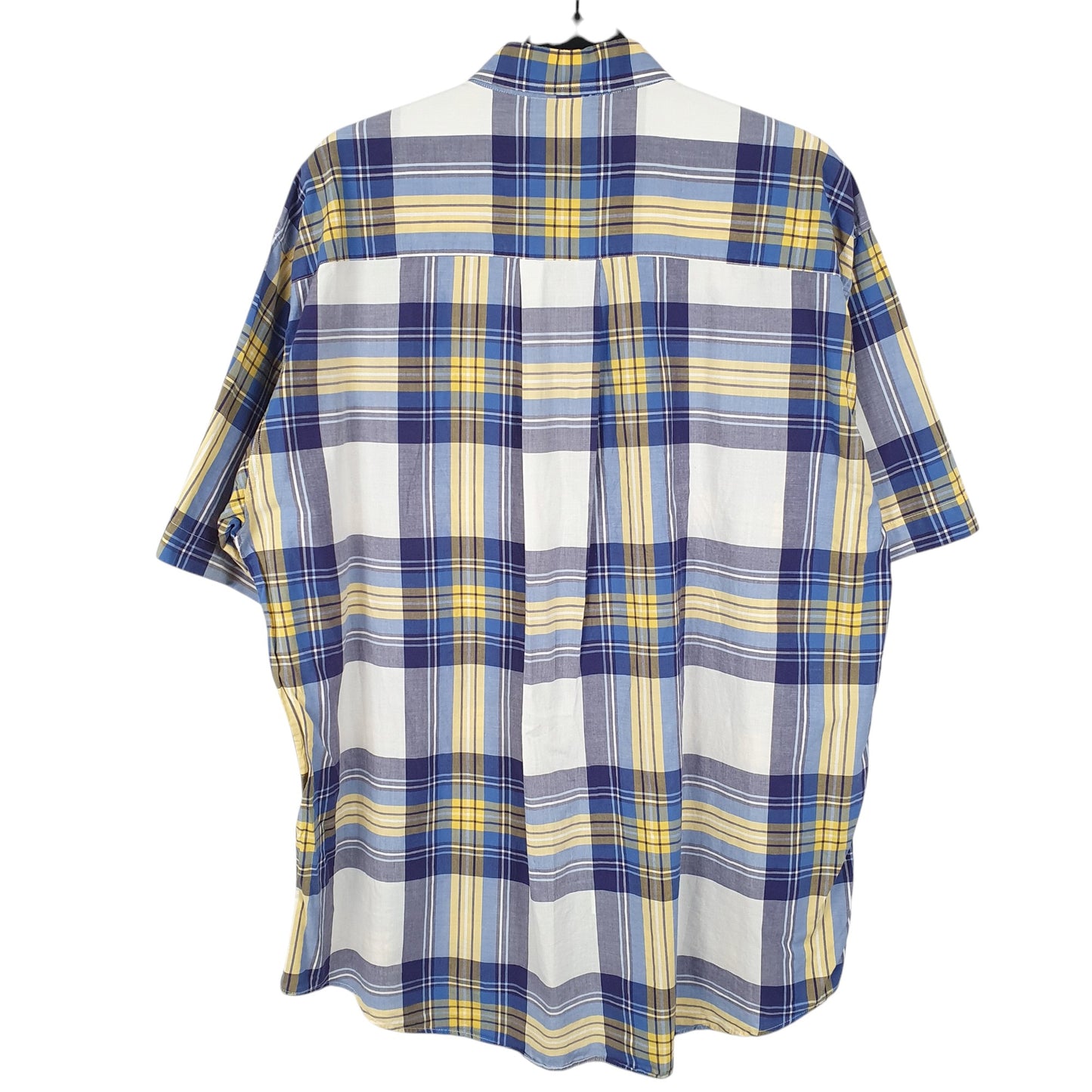 Mens White Burberry  Short Sleeve Shirt