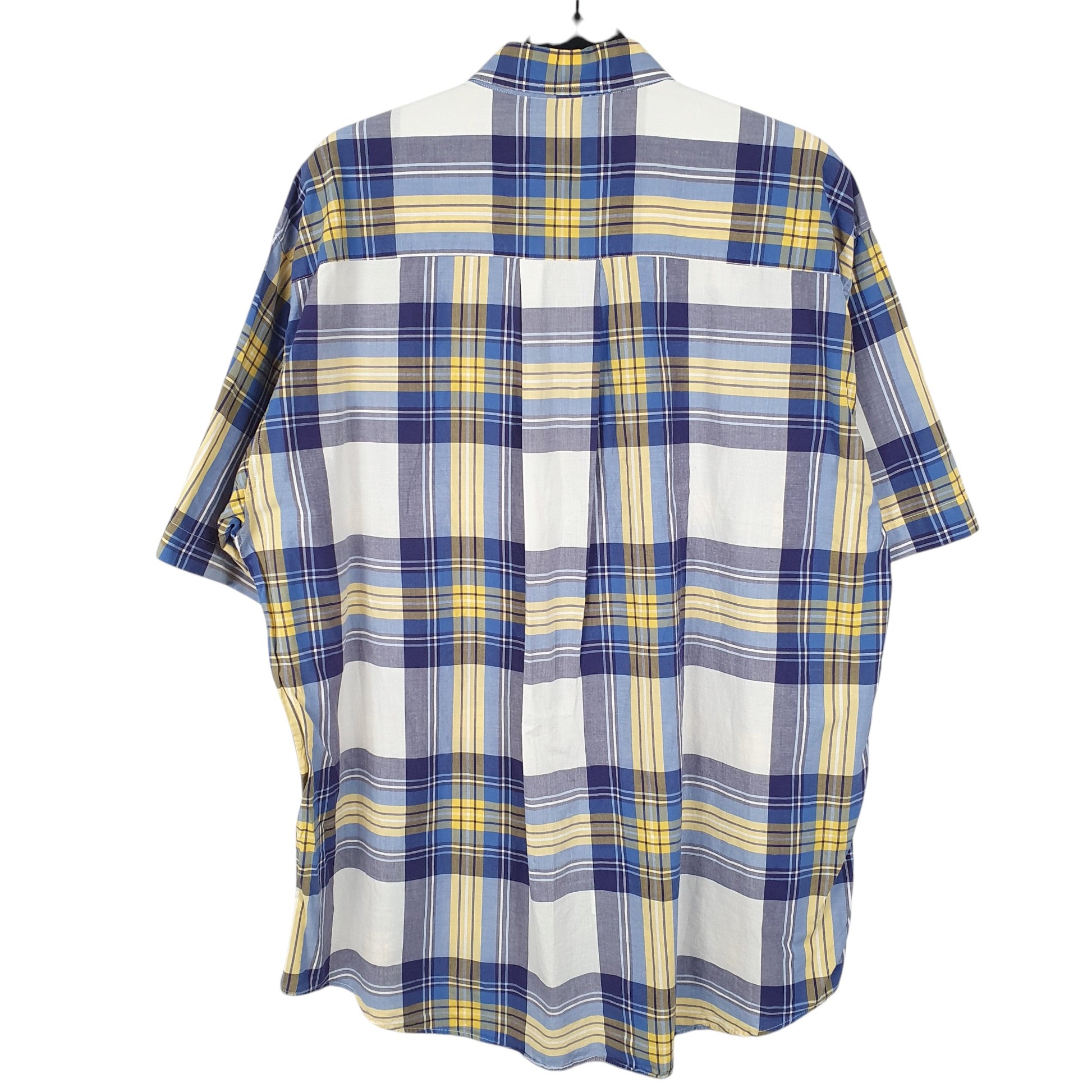Mens White Burberry  Short Sleeve Shirt